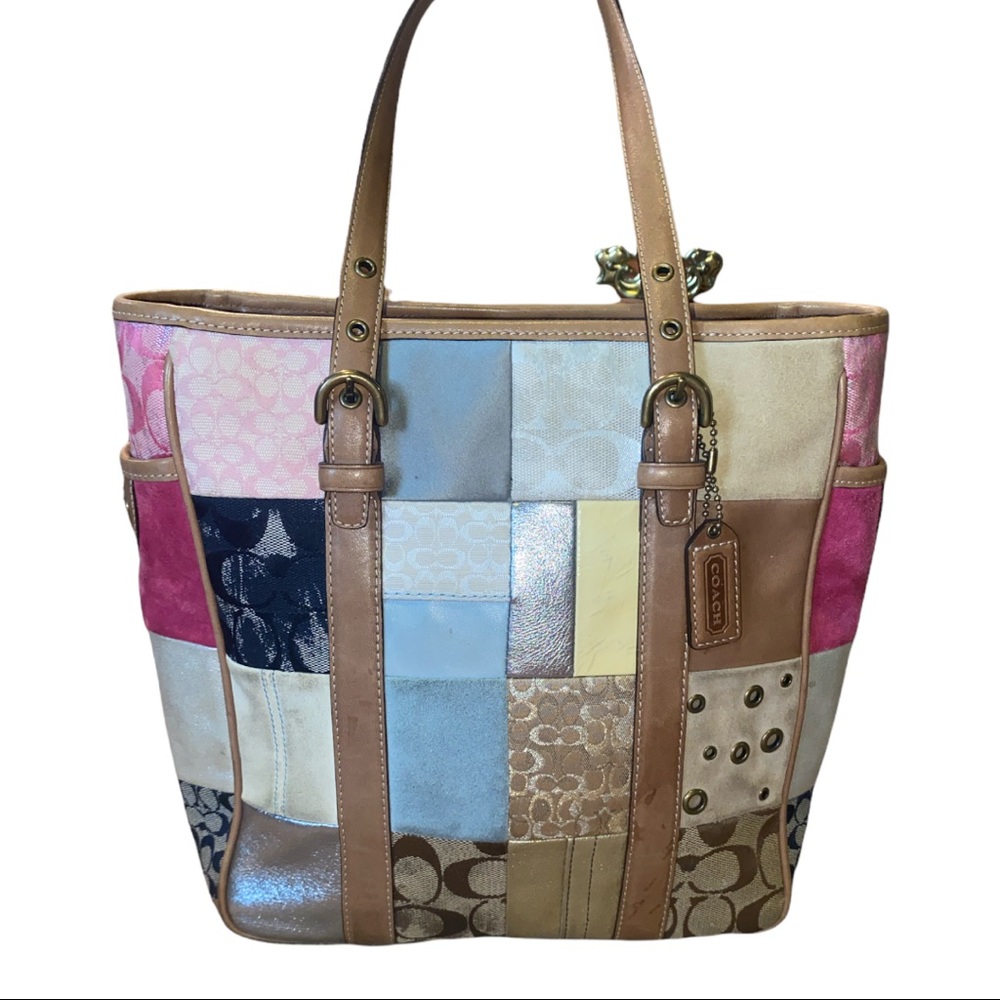Coach patchwork handbag